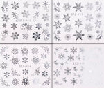 Snow Flake Nail tattoos